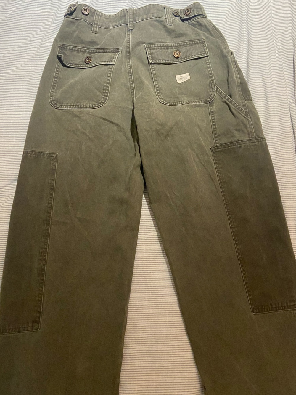 SURPLUS HIGH WAISTED PANTS - KHAKI - Picture 7 of 9
